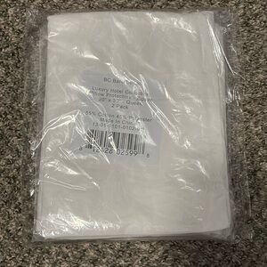 NWT 4 pack Bare Cotton Luxury Hotel Collection pillow protectors 20x30 Queen